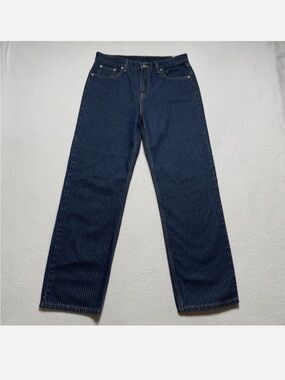 Levi’s Low Pro  Men's Navy Pinstripe Jeans